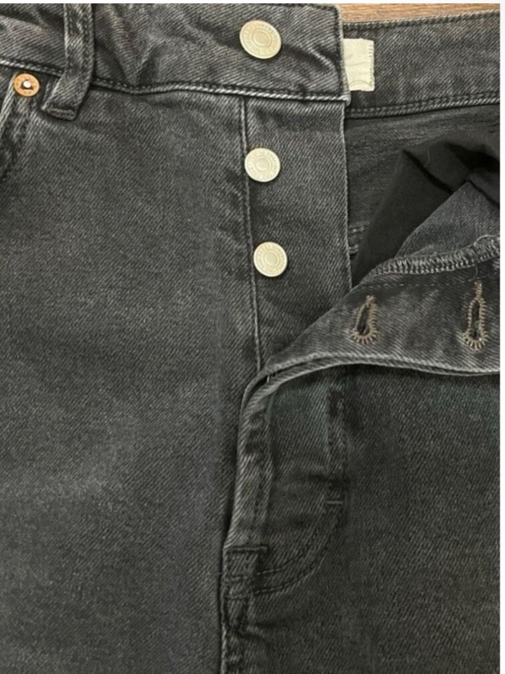 Free People Zuri High Rise Mom Jeans Size 26 - Picture 6 of 12